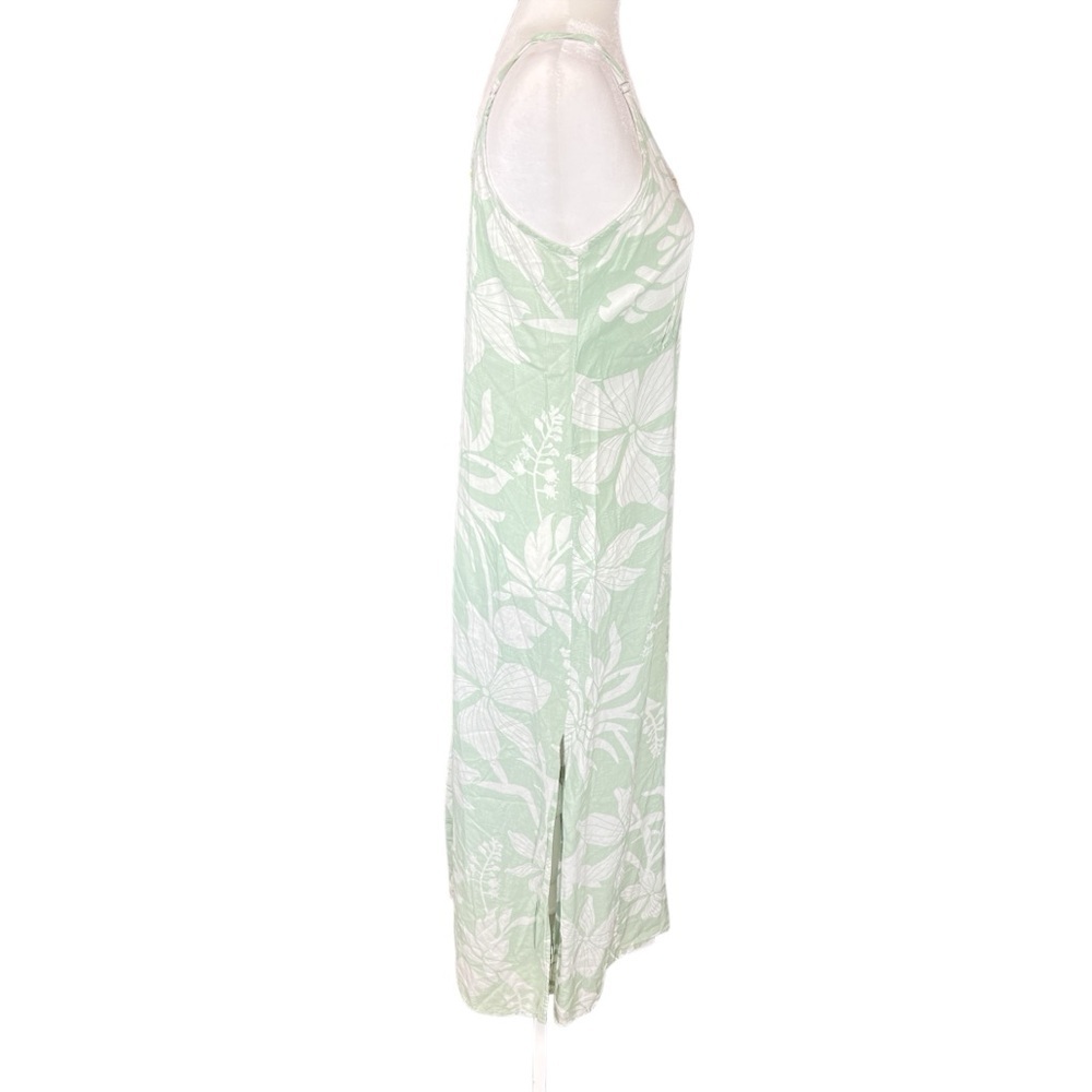 Kiwi & Punch Tropical Floral Vacation Summer Strappy Slinky Beach Maxi Dress - Picture 4 of 7